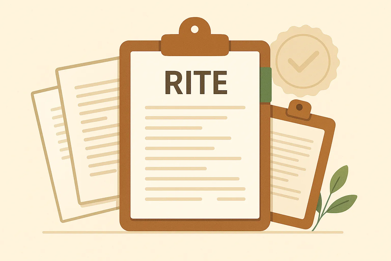 Documentos y clipboards con normativa RITE sobre climatización eficiente.