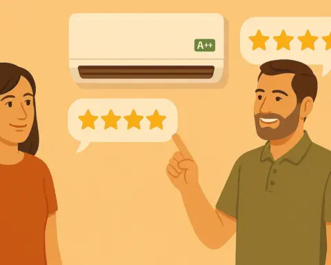 Usuarios valoran con cinco estrellas un aire acondicionado eficiente A++