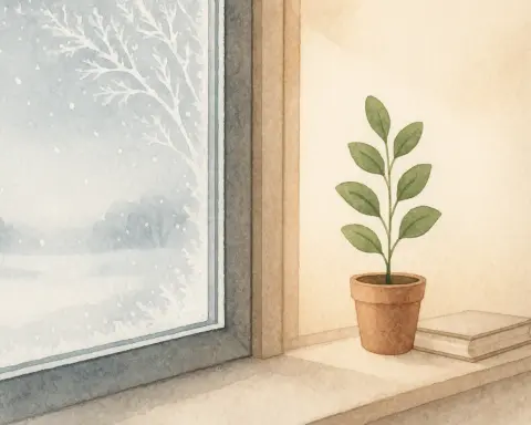 Ventana eficiente que aísla perfectamente una casa del frío y la escarcha del exterior.