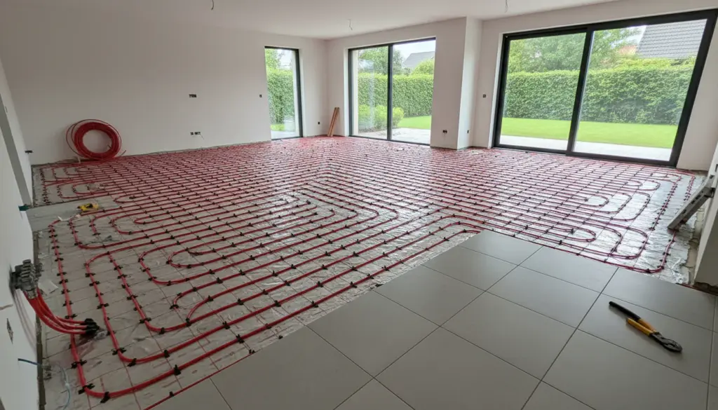 Suelo radiante refrescante