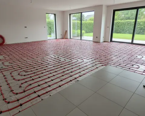 Suelo radiante refrescante