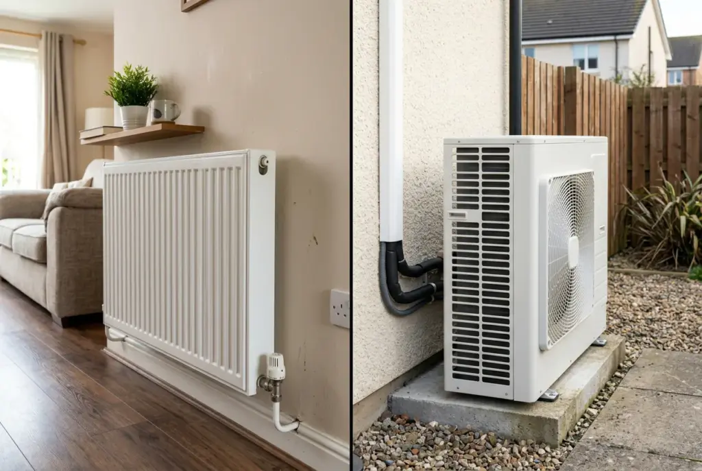 Aerotermia versus gas natural