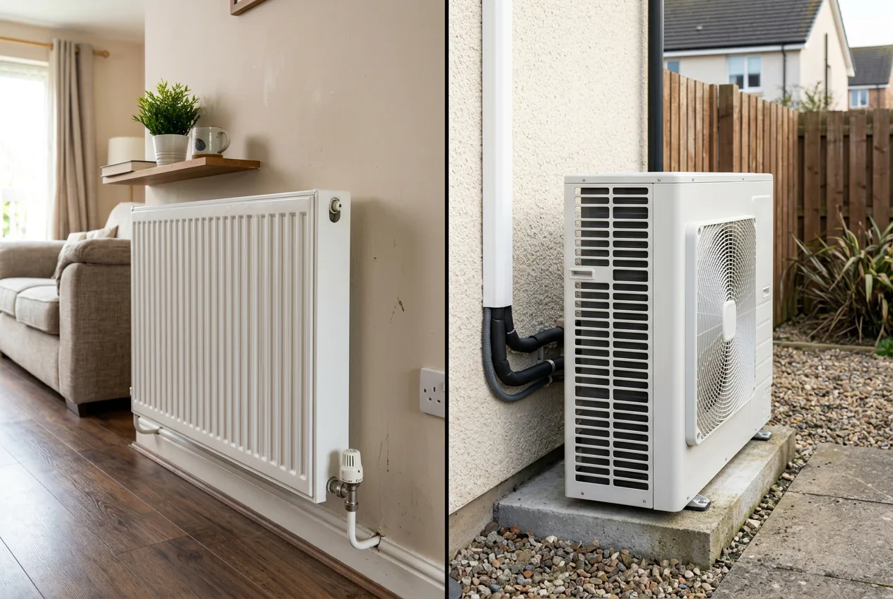 Aerotermia versus gas natural