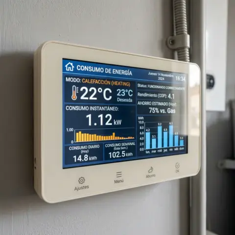 Consumo de una bomba de calor